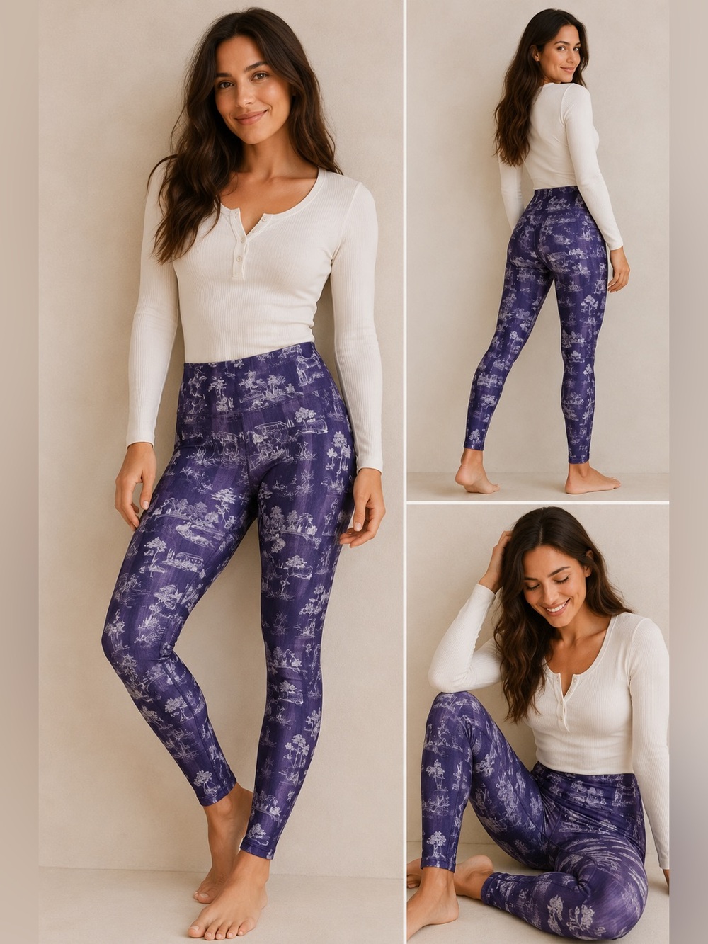 Niyama Sol Barefoot Leggings Unicorn Toile